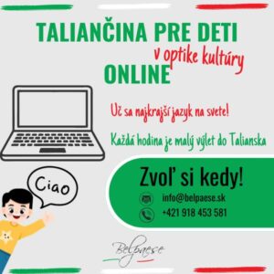taliančina pre deti online