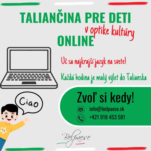 taliančina pre deti online