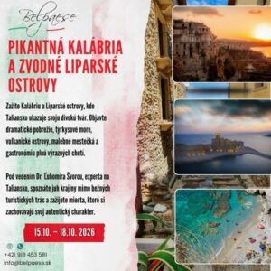 Pikantná Calabria a zvodné Lipari - október 26 - VYPREDANÉ